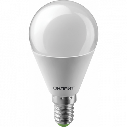 Лампа светодиодная LED 6вт E14 теплый матовый шар