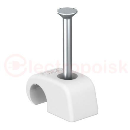 Крепежная скоба с гвоздем 7-12mm, L25