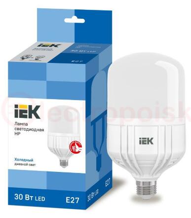 Лампа светодиодная LED 30вт Е27 дневной
