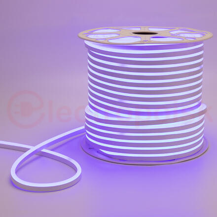 Гибкий профессиональная неон LED SMD 8х16 мм, синий, 120 LED/м, бухта 100 м