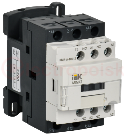ARMAT Контактор КМИ-А-10612 LC1D 6А 400В/АС3 1НО/1НЗ IEK
