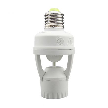 Датчик движения PMS-IR 045 60Вт Е27 360гр. 6м IP20 WH